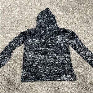 Boys hooded polyester stretch shirt